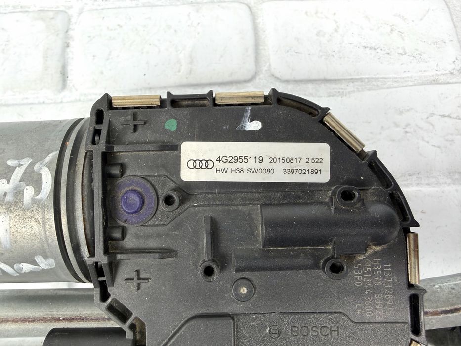 Механизъм с моторче чистачки AUDI A6 A7 C7 4G десен волан 4G2955119 4G2955023C