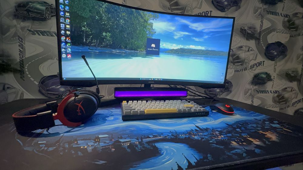 Игровой компютер в комплекте