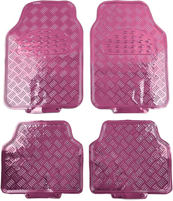 стелки за кола pvc alu look розови 4броя sumex apa 60рк