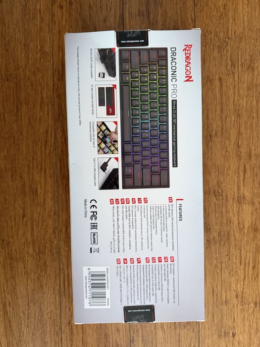 Tastatura Redragon Draconic Pro RGB