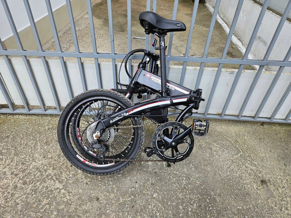 Електрически сгъваем велосипед 20 цола HERCULES-шест месеца гаранция