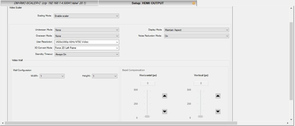 Crestron DMPS300 + 2 DM-RMC-SCALER-C