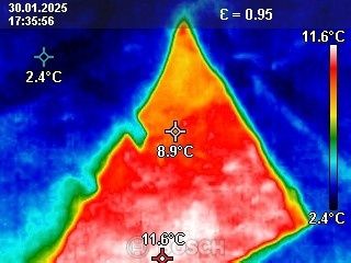 Утечка, услуги тепловизора