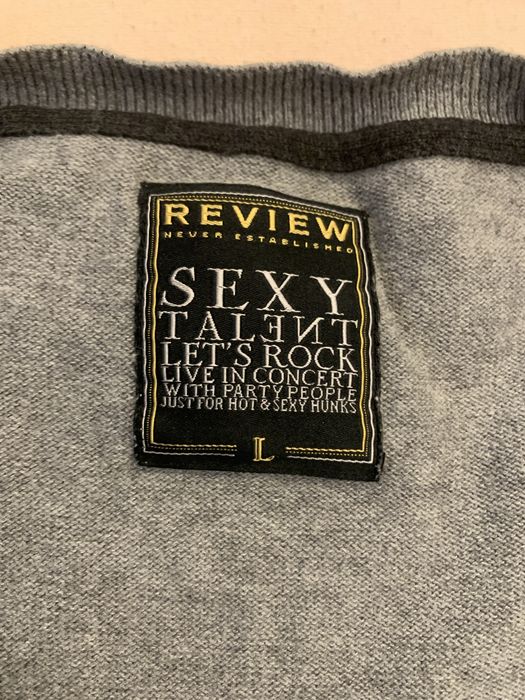 Pulover REVIEW 100% Bumbac marime L ca NOU