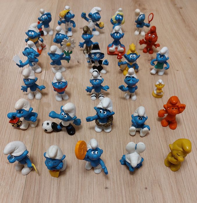 Колекционерски фигурки Смърф, made in Western Germany.