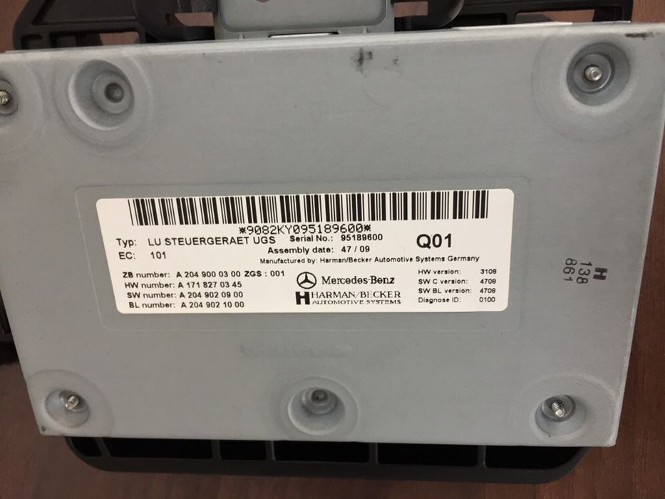 Unitate multimedia interfata mercedes w212 w207 w204 w218 glk cls