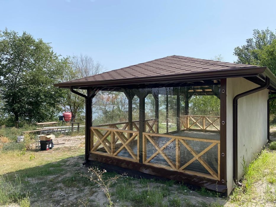 Ветроупорни завеси,тенти,сенници,кристал,винил,обков.