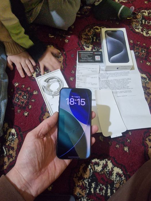 Iphone 15 Pro. 512 GB Emkost 89% Umuman qrchilgan joyi yoʻq