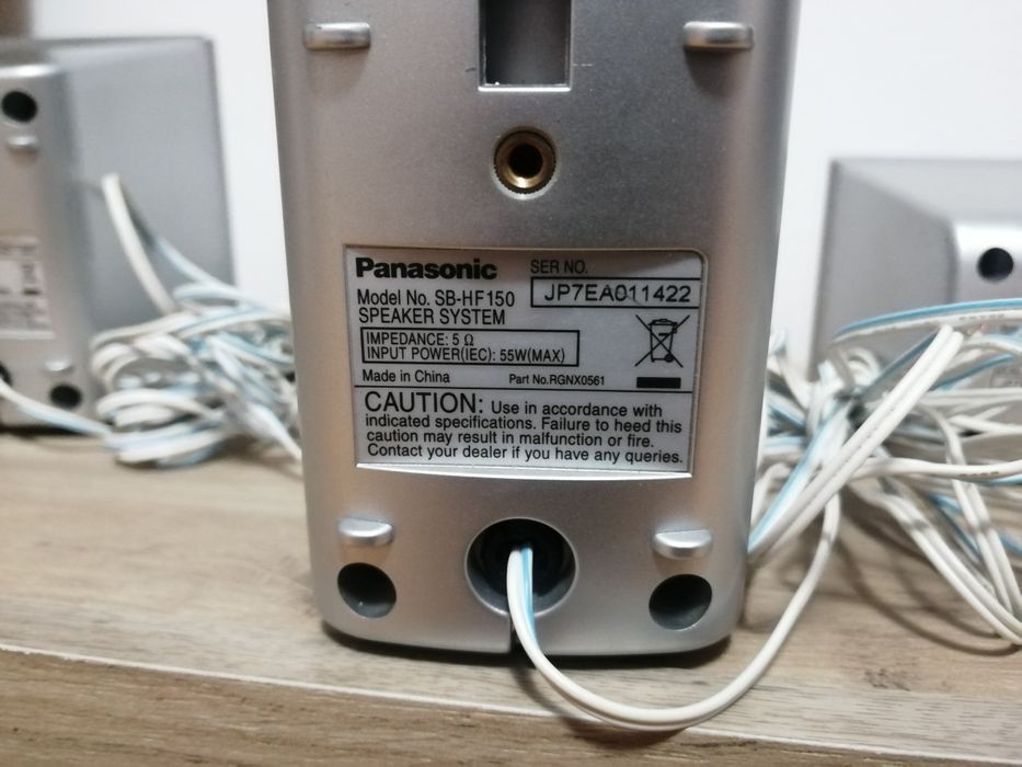 4 sateliți Panasonic,model SB-HF 150,speker system, 55 W,Stare f. buna