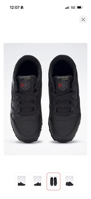 Кроссовки Reebok CLASSIC LEATHER черный