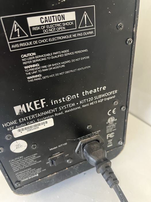 Субуфер BOSE Acoustimas 5 и KEF