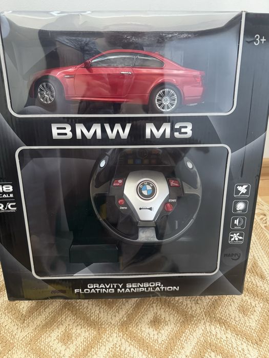 Masina cu telecomanda LeanToys, BMW M3, 2.4 G, 1:18,