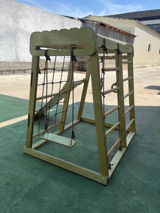 Шведская стенка, турник, качели в комплексе "Baby-малыш" от Turnik.uz