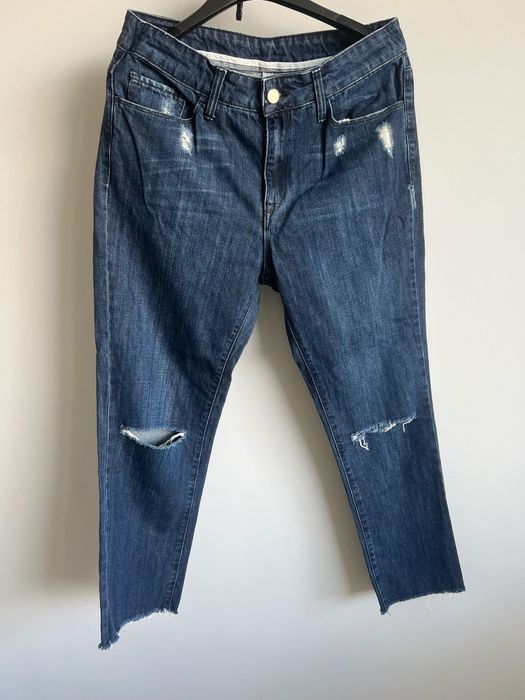 Сет/комплект памучна риза Zara с бродерии, дънки Mango premium 100% памук и памучна лимонено жълта чанта подарък