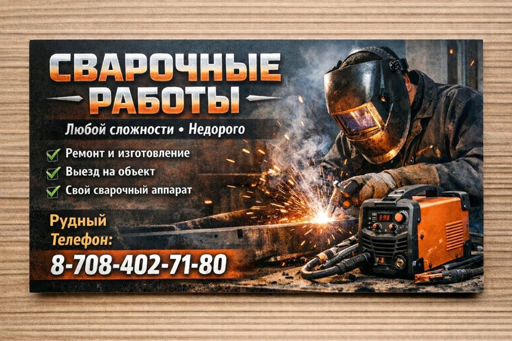 Сварщик. Предлагаю услуги сварочных работ