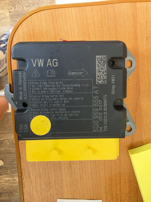 Modul airbag VW Golf 7.5 1.6TDI 2017 5Q0 959 655 AT