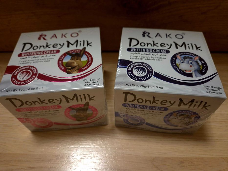 Избелващ крем с магарешко мляко