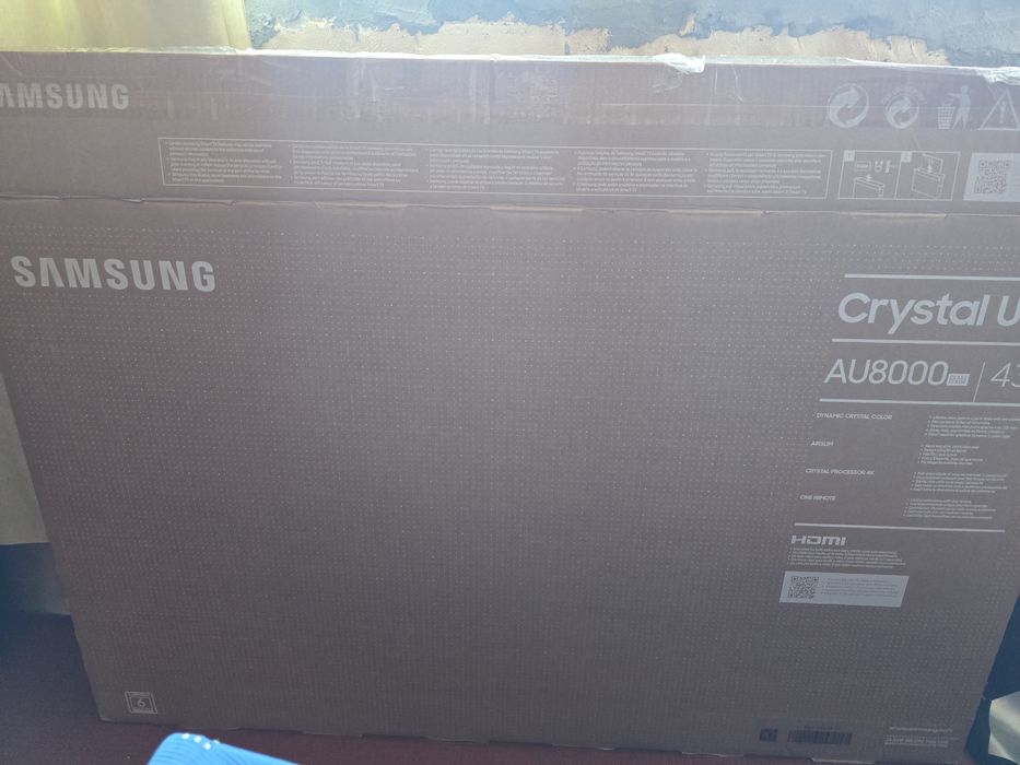 Samsung Series 8 UE43AU8072U 109,2 см (43") 4K Ultra HD Smart TV Wi-Fi