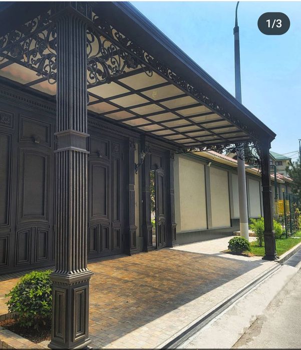 Дарвоза. Перила. Беседка. Навес. Ограждение. Качели. Лофт мебели.