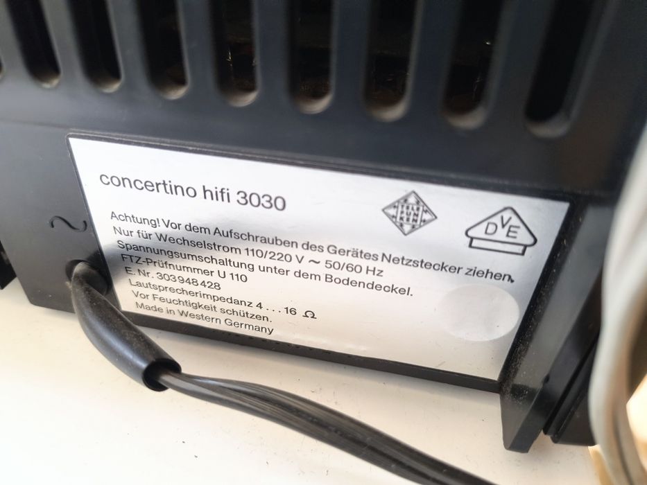 Telefunken concertino hi-fi 3030