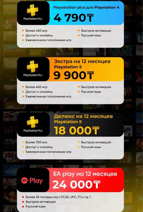 Продаю подписку для Пс