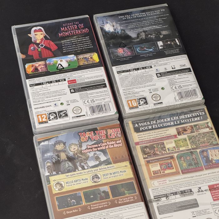 Lot 4 Jocuri Nintendo Switch - Noi - Sigilate