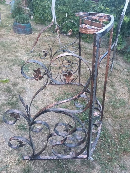 Vind copertină din fier forjat