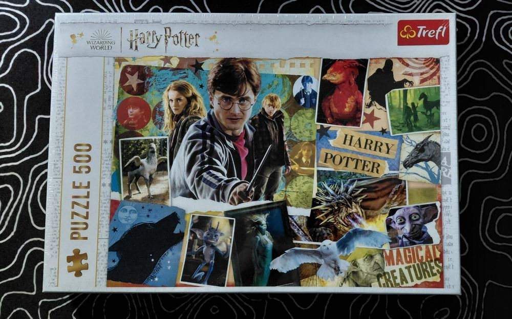 Puzzle Trefl Harry Potter 500 piese – Creaturi Magice, nou