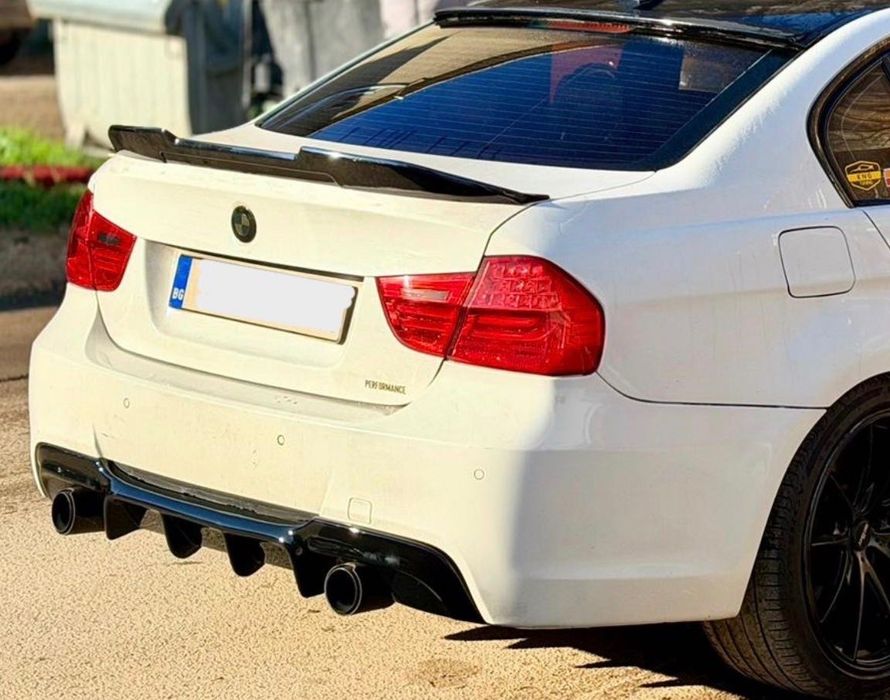 PSM Спойлер за Багажник BMW БМВ E90 – Черен гланц НА СКЛАД!