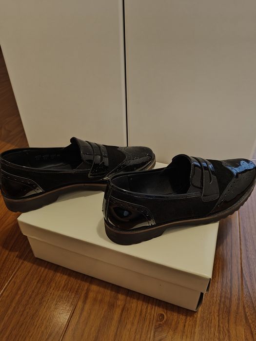 Pantofi Oxford, femei, mărime 40