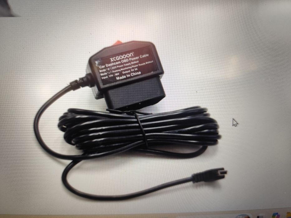 ОБД захранване, 5v 3A . Мини USB Кабел за  видеорегистратор