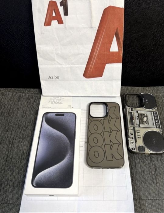 КАТО НОВ 256GB iPhone 15 Pro Max A1 Гаранция 2025 Blue | Син