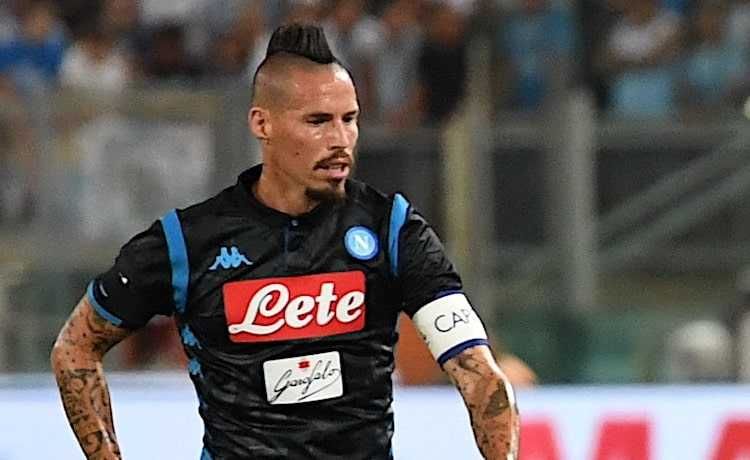 SSC Napoli 2018 19 Kappa Away Kit - Marek Hamsik