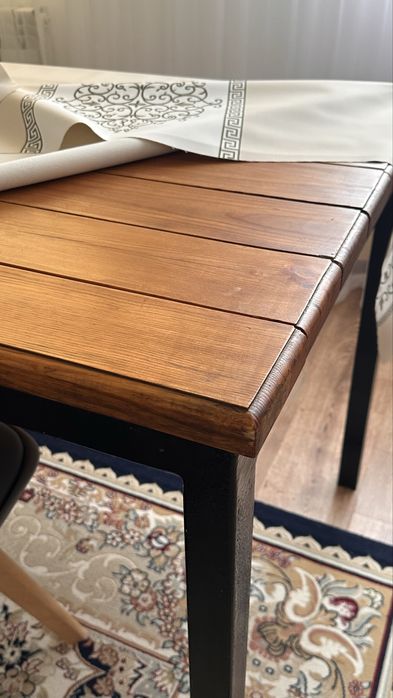 Стол, эвкалипт дерево, тумба