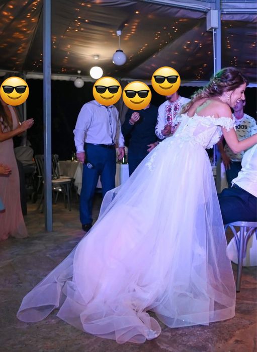 Булчинска рокля. Шита по поръчка приказна булчинска рокля