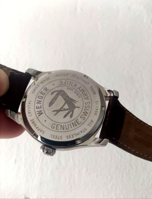 Ceas Wenger cadran maro