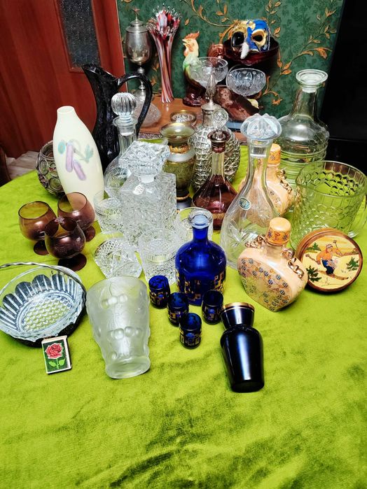 Хрустальные графины Чехословакия