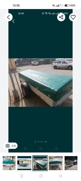 Remorca auto 750kg Humbaur Profesionala