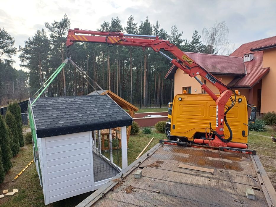 камион със кран  6.5 метра