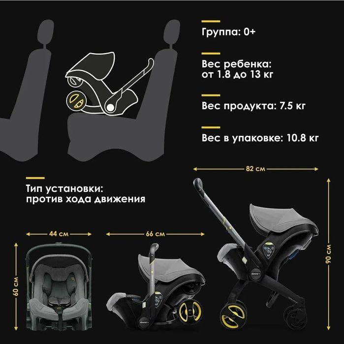 Коляска 3в1 Doona