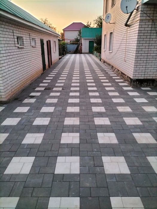 Укладка брусчатка