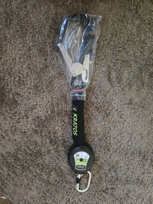 Kit protecție lucru la înălțime Kratos Safety – ham + opritor cădere – NOI