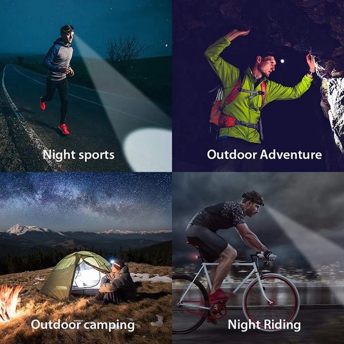 Налобный мощный фонарь