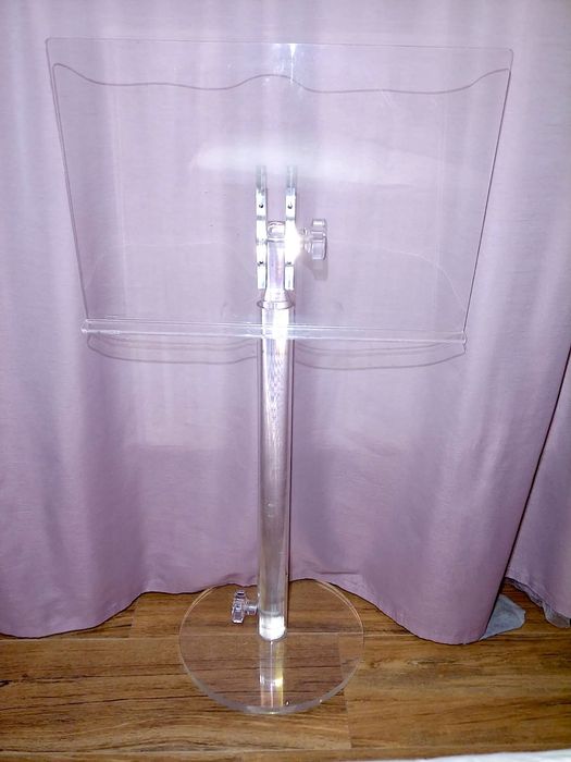 Stand pupitru podium stativ plexiglas acrilic înălțime unghi reglabile