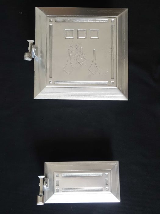 Ușă Dublă Fontă Sobe Teracotă