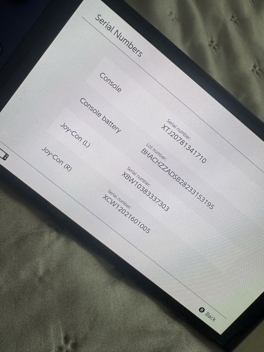 Consola Nintendo switch oled