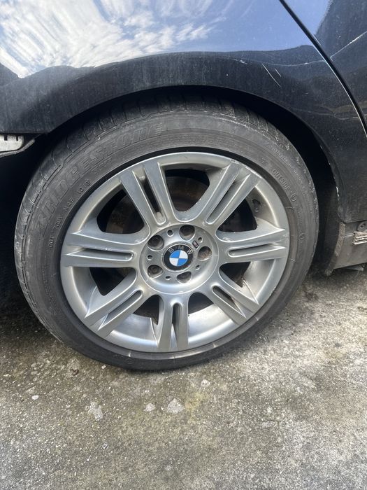 Jante BMW E90 e91 e92 m pachet 5x120 17” anvelope de vara doua latimi