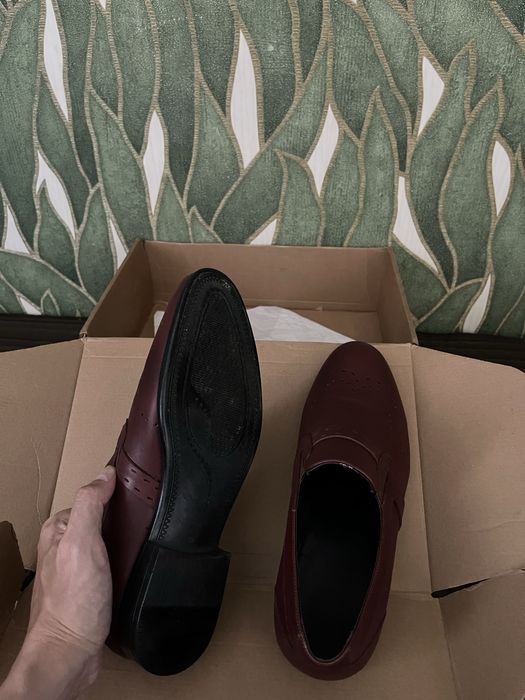 Кожанные туфли Заря