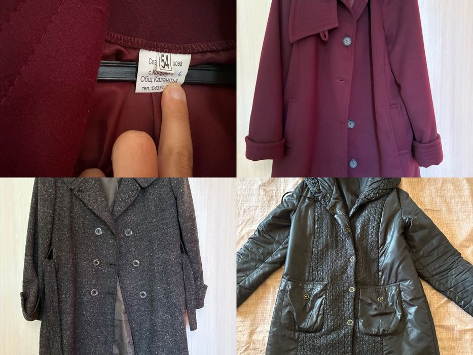 Дамски дрехи палто сако блейзер риза блуза XL/XXL или 52/54 нови или в отлично състояние