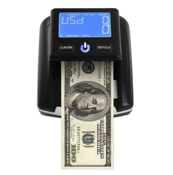 Дигитален детектор за банкноти с UV защита – EUR / USD
